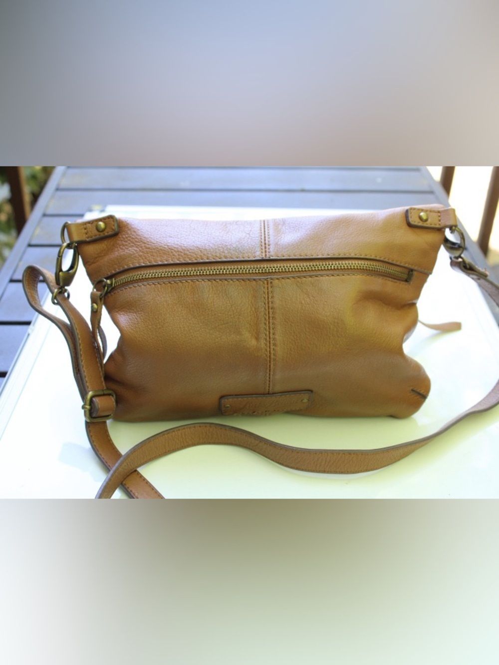 Lucky brand fold over cross body bag